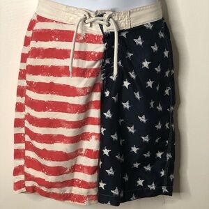 Trunks surf & swim co boys flag trunks